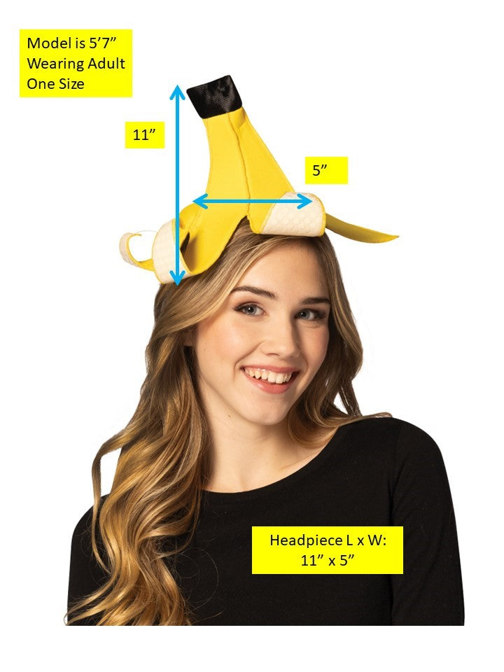 Banana Peel Headband, One Size Fits Most