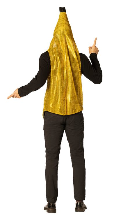 Glitzy Sequin Banana Costume, One Size Fits Most