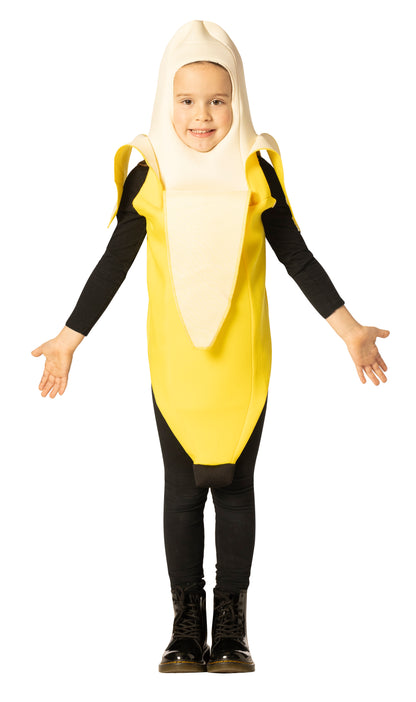 Peeled Banana Halloween Costume, Child Size 3-6