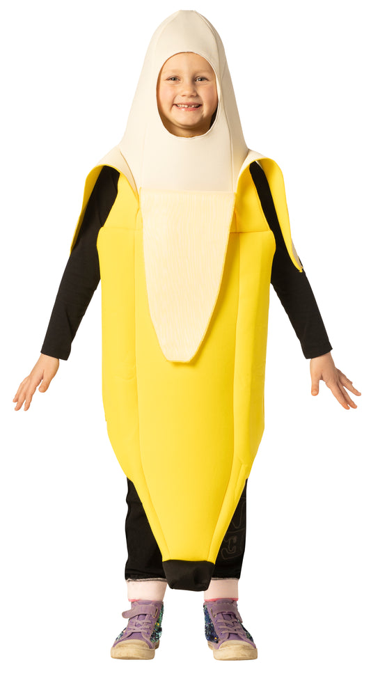 Peeled Banana Halloween Costume, Child Size 7-10