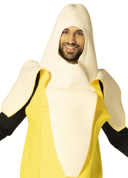 Peeled Banana Halloween Costume, One Size Fits Most