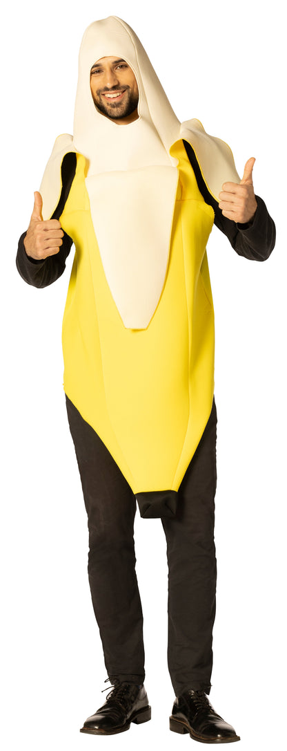 Peeled Banana Halloween Costume, One Size Fits Most