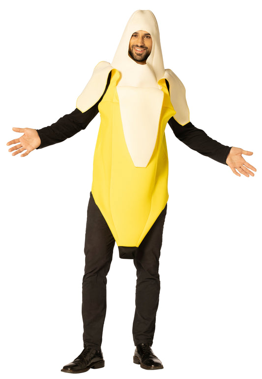 Peeled Banana Halloween Costume, One Size Fits Most