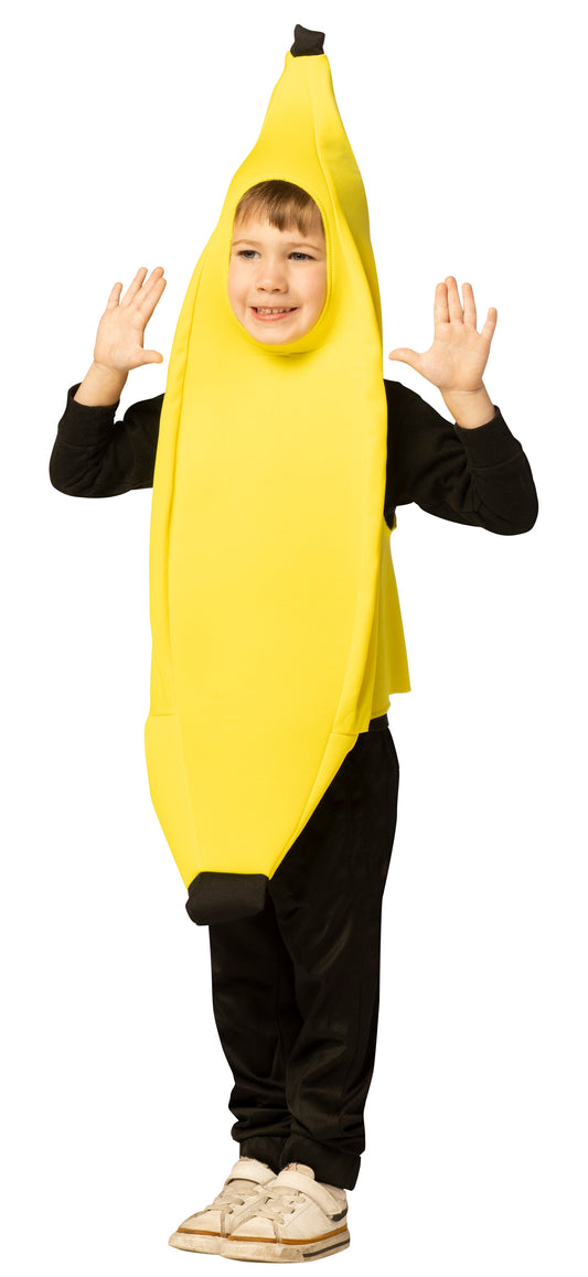 Banana Child Costume, Toddler Size 3-4T