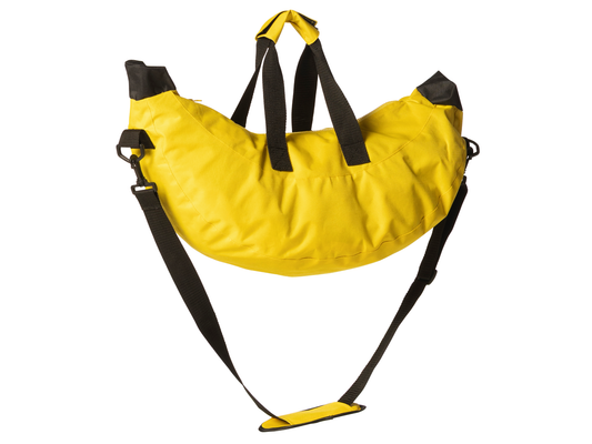 Banana Shaped Small Duffle Bag with Adjustable Strap