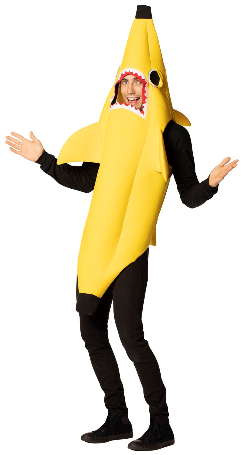 Banana Shark Halloween Costume, One Size Fits Most