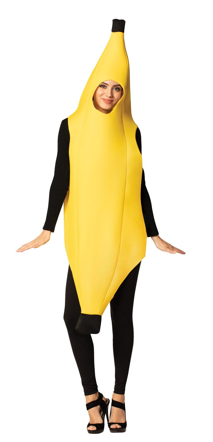 Ultimate Banana Fruit Costume, Petite Adult Size XXS