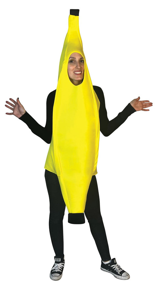 Banana Halloween Costume, Adult Size Petite XXS